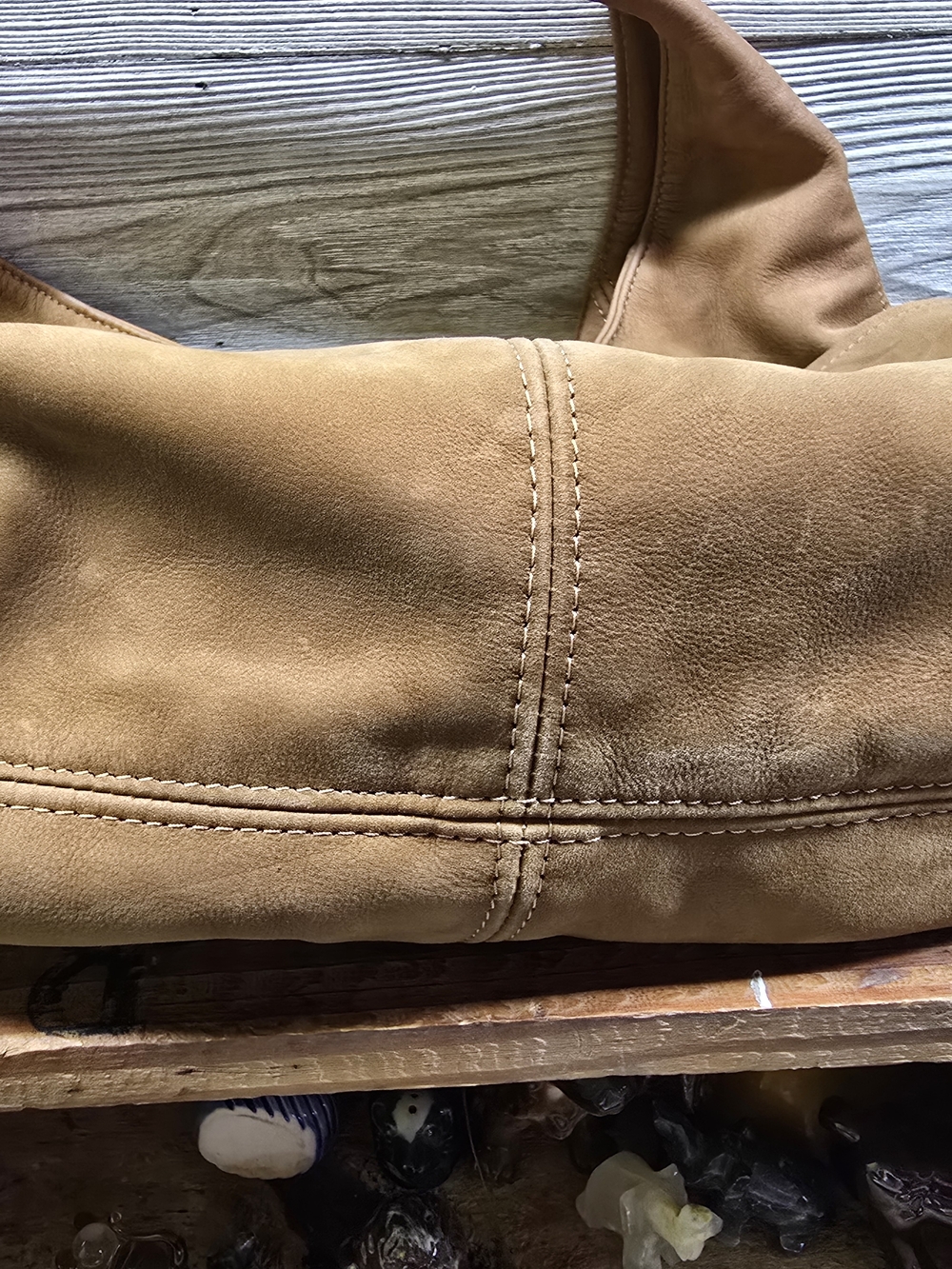 Tan Women’s Hobo Shoulder Bag - Picture 3 of 4